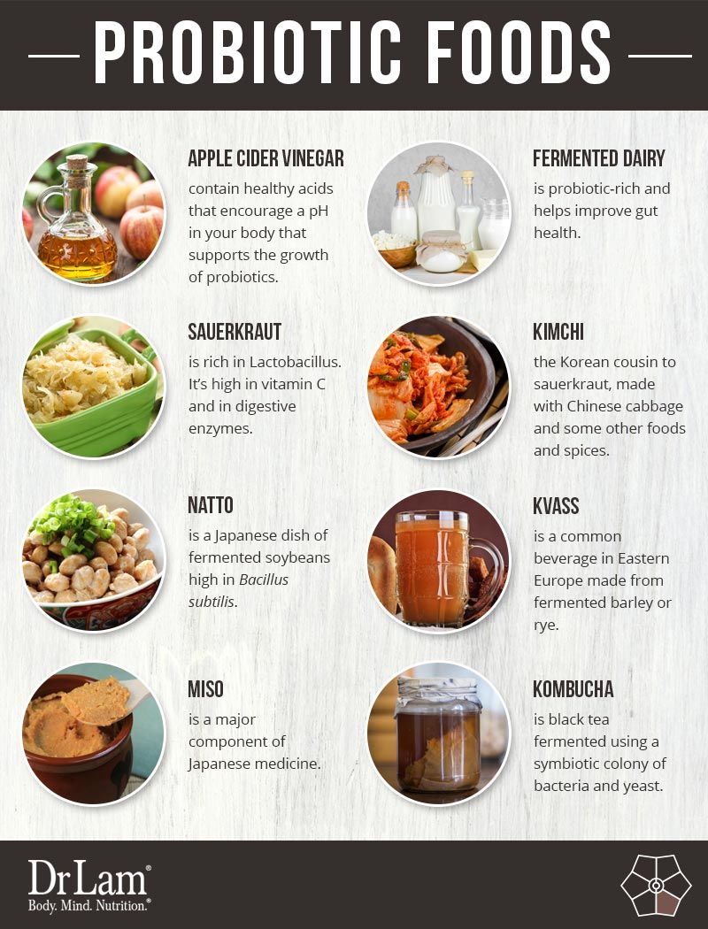 List of fermented foods that are rich in probiotics