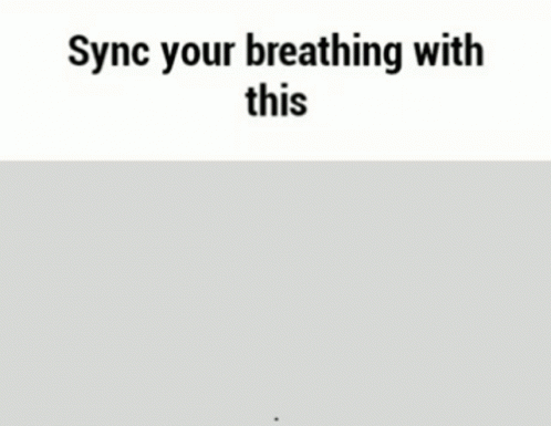 Gif that helps you synch your breathing easily with a moving shape