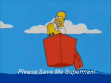 Bart Simpson praying to superman 